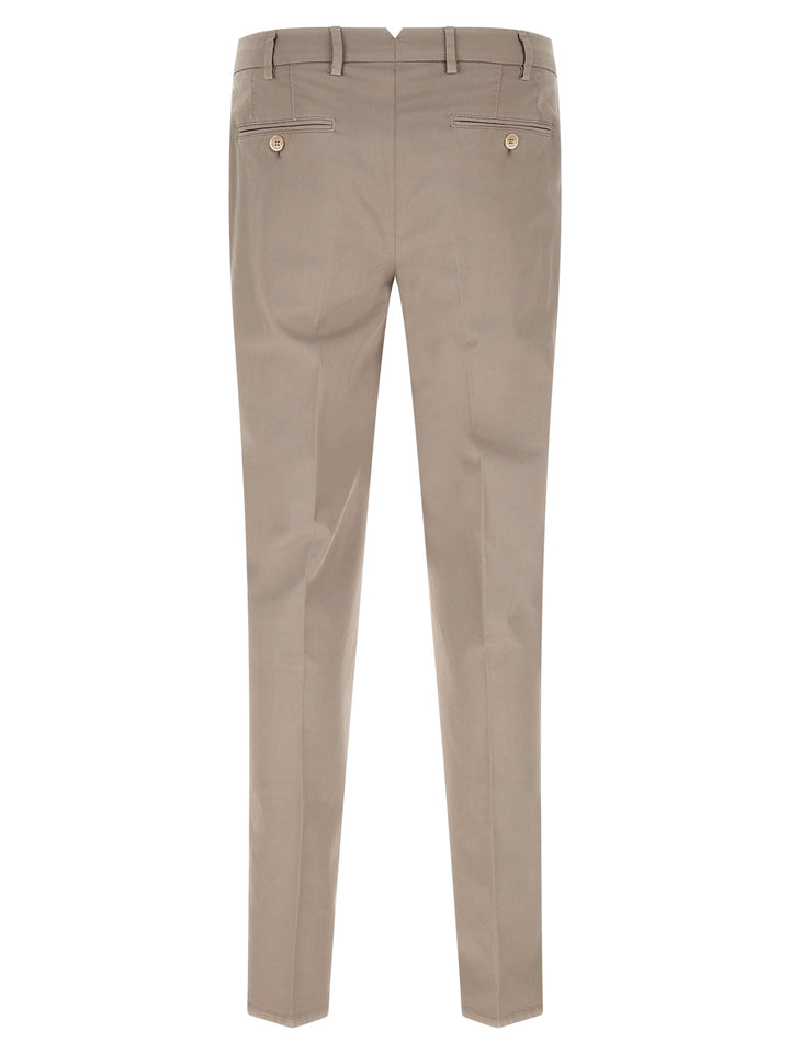 Brunello Cucinelli Beige Cotton Casual Pants