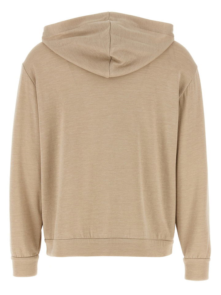 Brunello Cucinelli Beige Cotton Cardigan