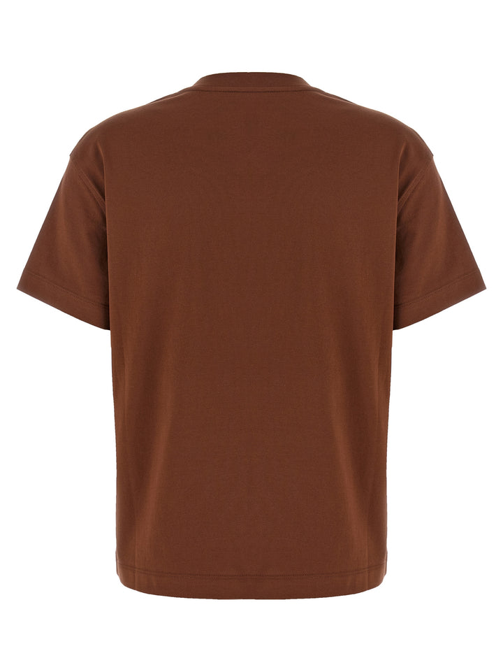 Brunello Cucinelli Brown Cotton T-Shirt