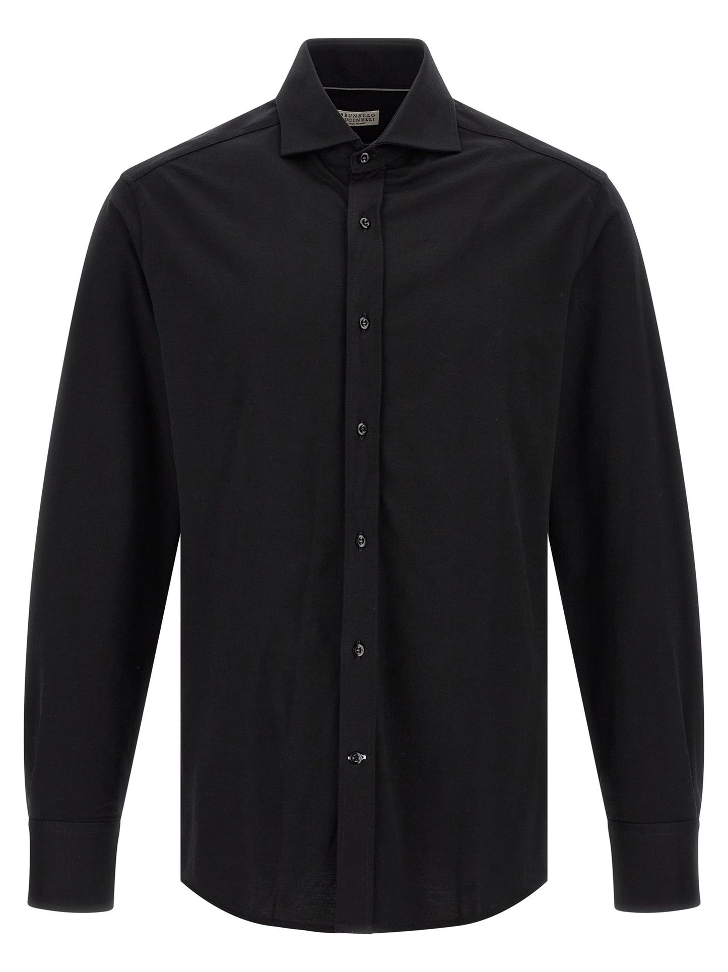 Brunello Cucinelli Black Cotton Blouse