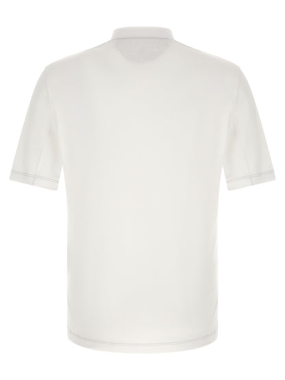 Brunello Cucinelli White Polyamide T-Shirt