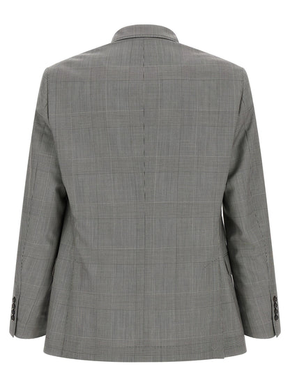 Brunello Cucinelli Gray Virgin Wool Blazer