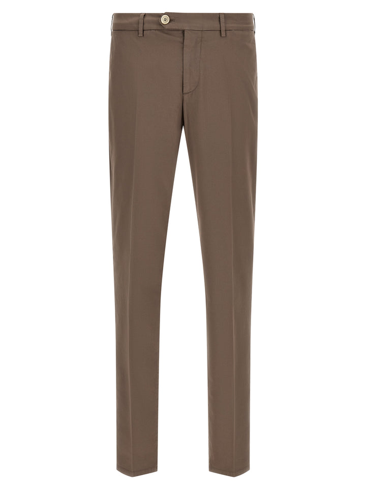 Brunello Cucinelli Beige Cotton Casual Pants