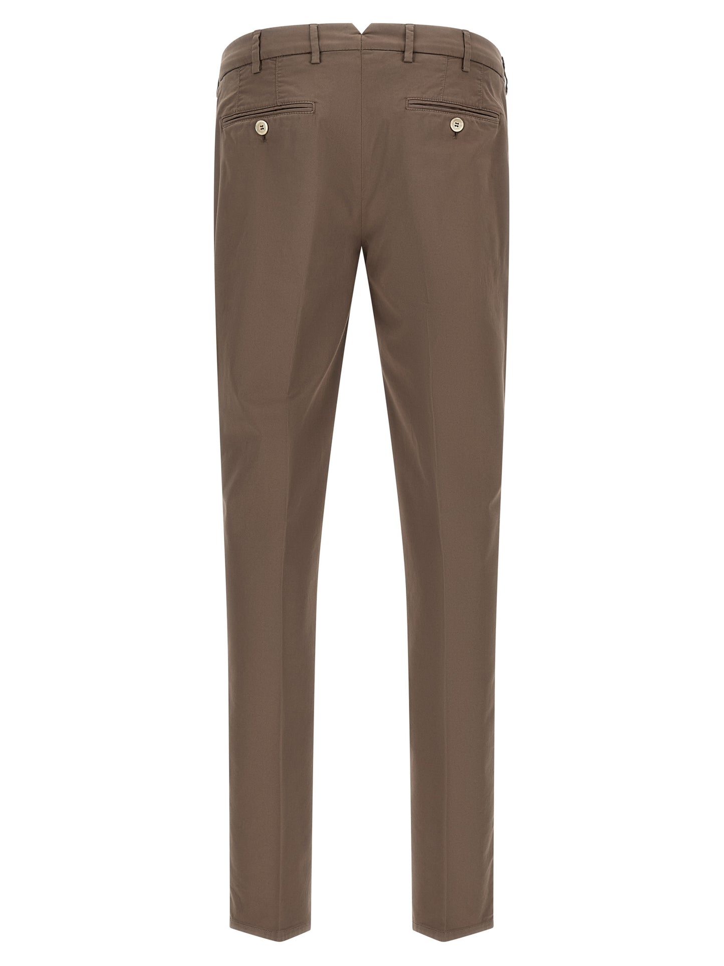Brunello Cucinelli Beige Cotton Casual Pants