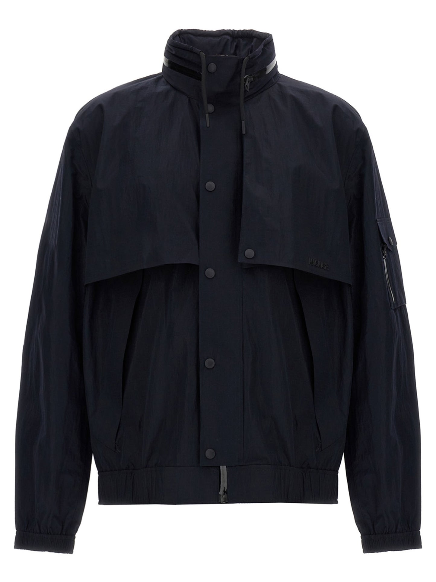 Mackage Blue Polyamide Shell Jacket