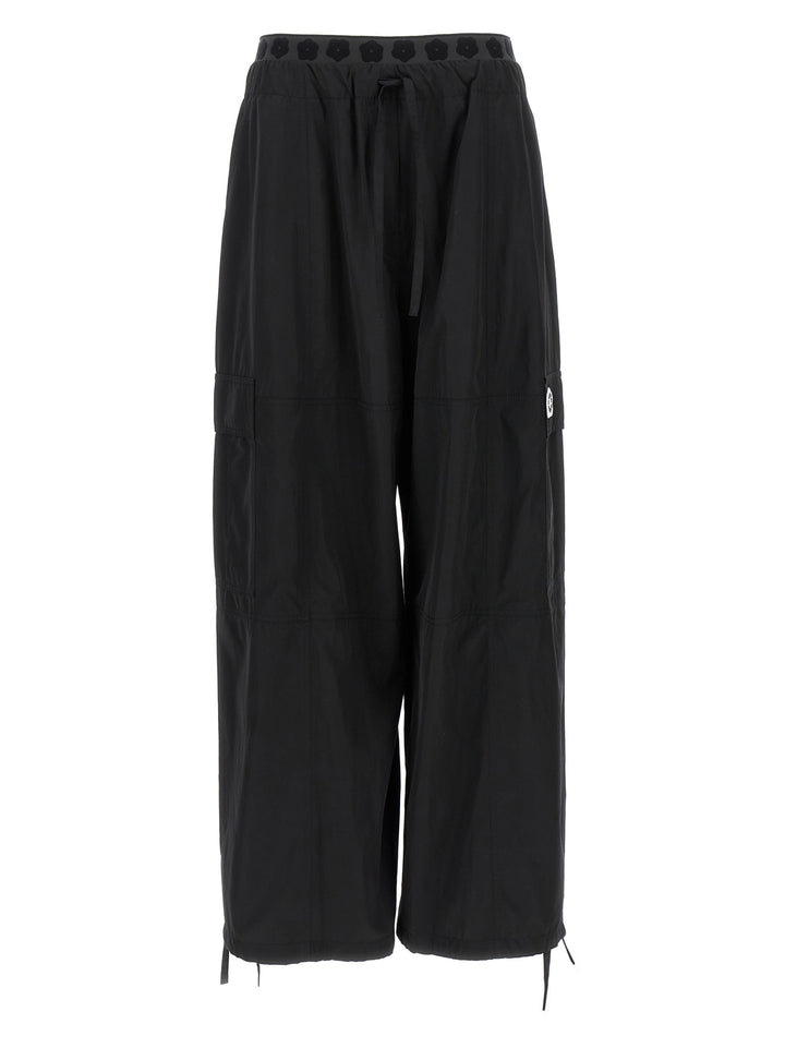 Kenzo Black Polyester Cargo Pants