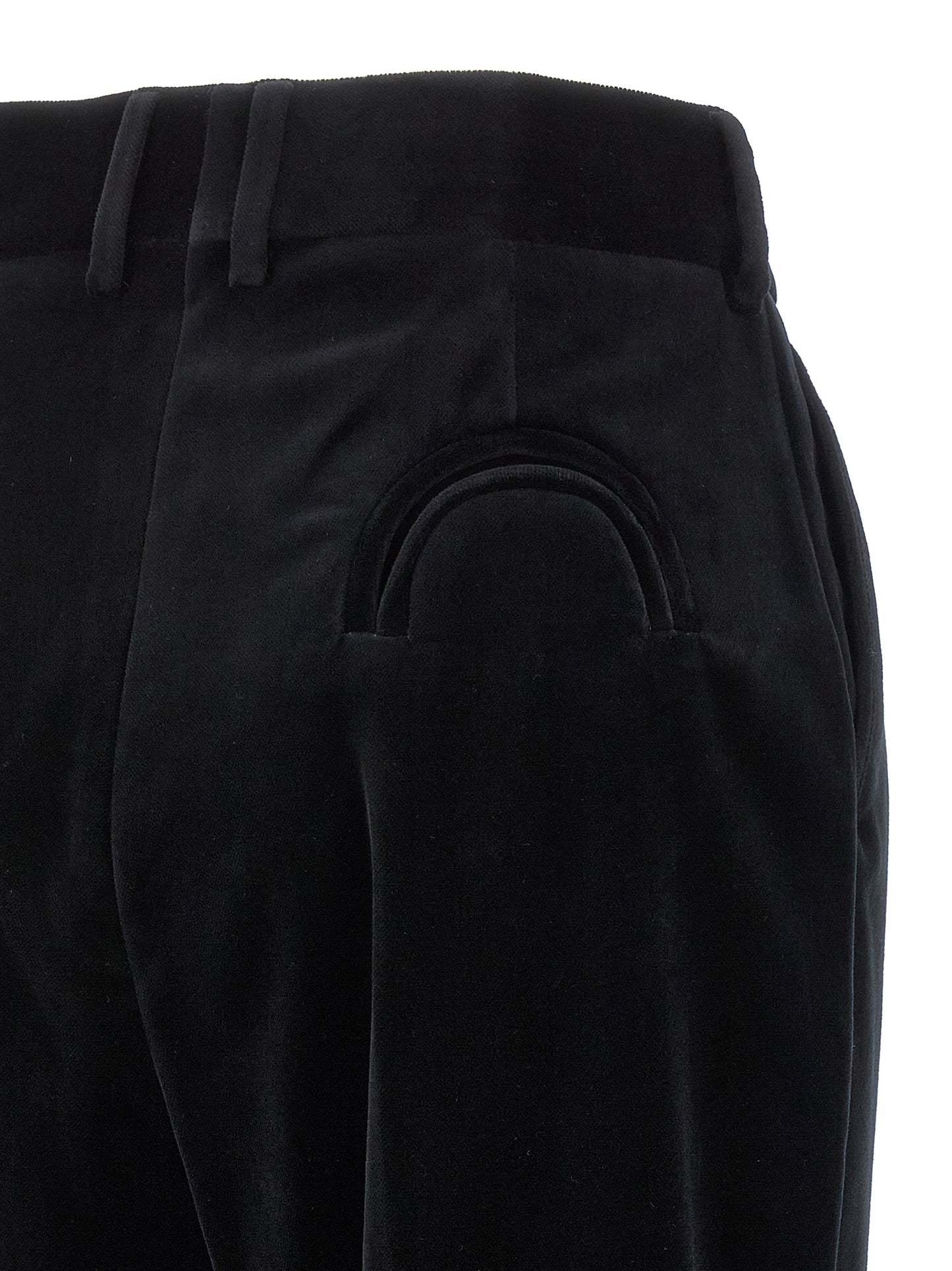 Blazé Milano Black Cotton Dress Pants