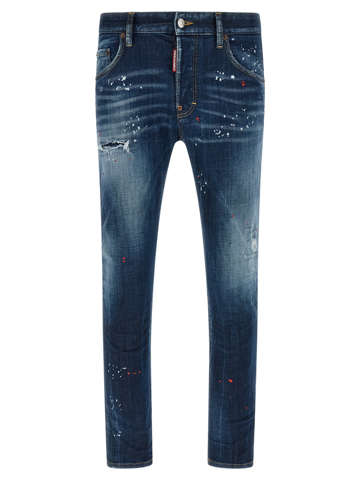 Dsquared² Blue Cotton Jeans Denim