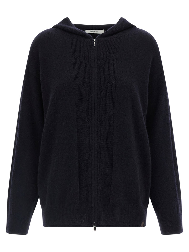 Max Mara Blue Cashmere Cardigan