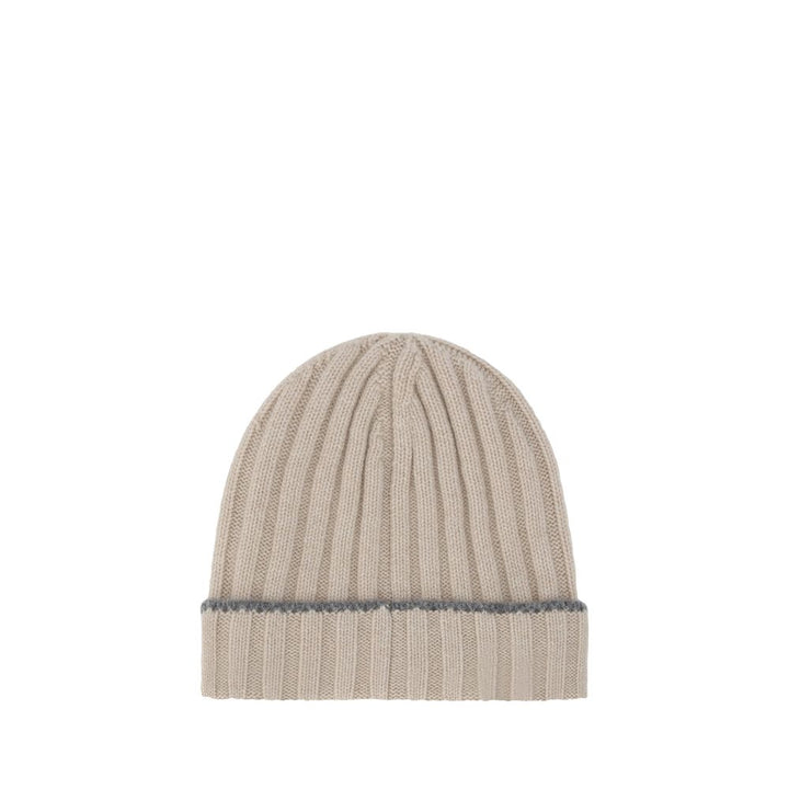 Brunello Cucinelli Beige Cashmere Beanie