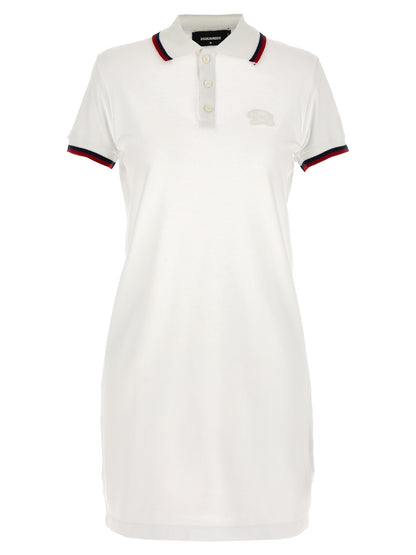 Dsquared² White Cotton Short Dress