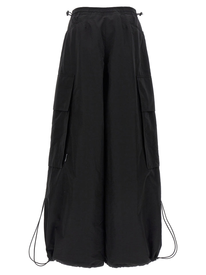 Palm Angels Black Polyamide Casual Pants