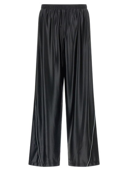 T BY ALEXANDER WANG Black Polyester Joggers (Workout Pants)