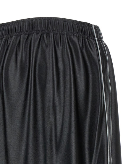 T BY ALEXANDER WANG Black Polyester Joggers (Workout Pants)