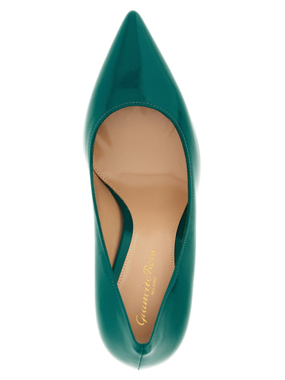 Gianvito Rossi Bicolor Lamb Leather High Heel Pumps