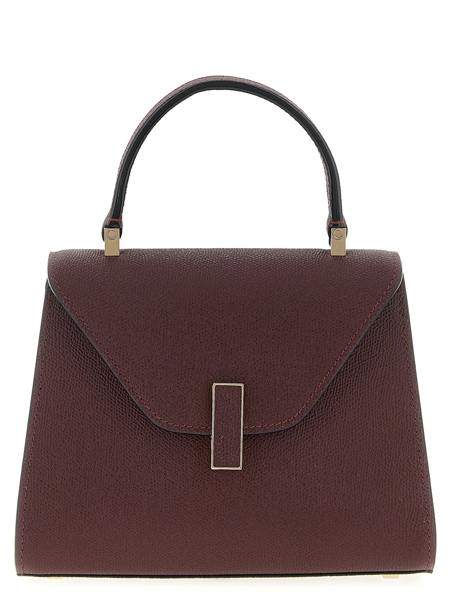 Valextra Bordeaux Calfskin Handbag