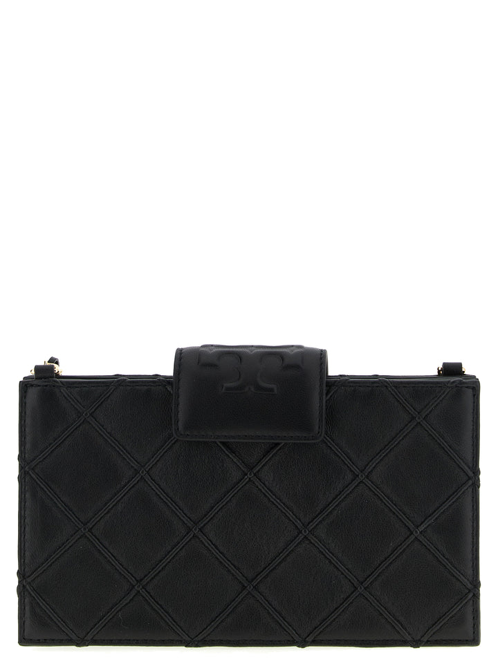 Tory Burch Black Lamb Leather Cardholder
