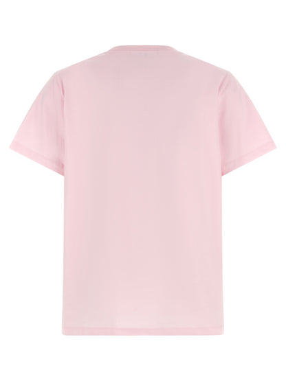 Ganni Multicolor Organic Cotton T-Shirt