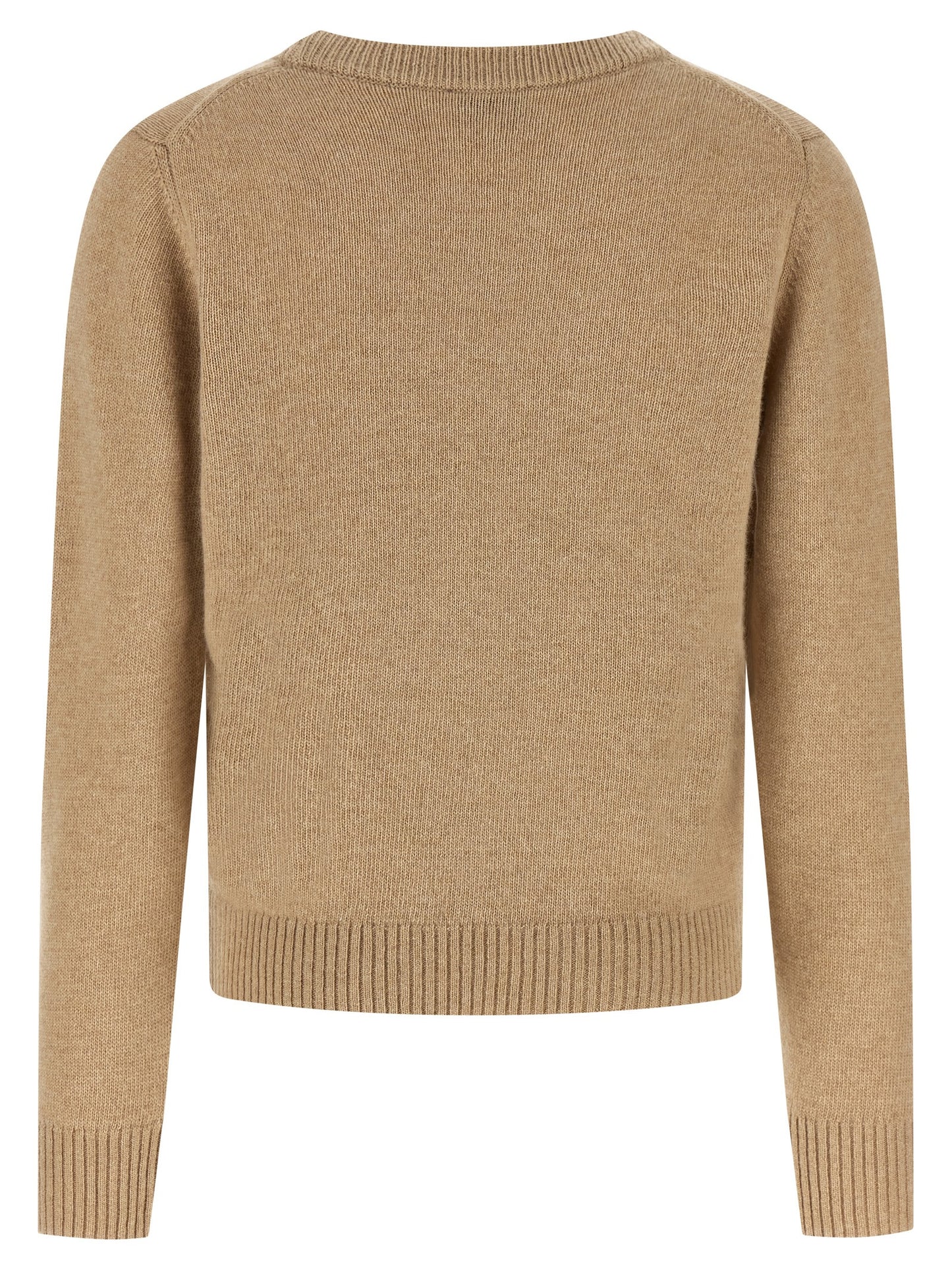 Ganni Beige Wool Cardigan