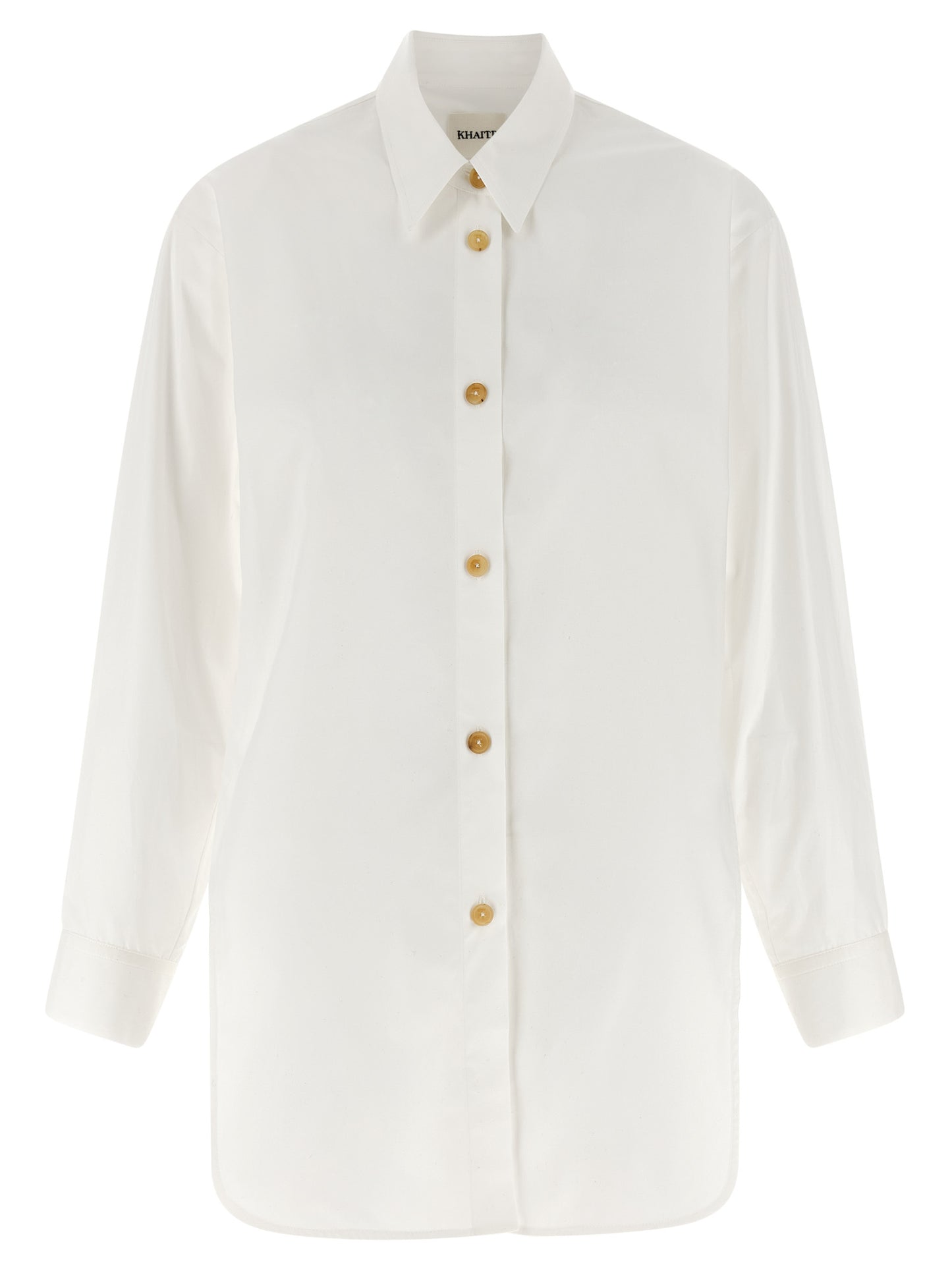 Khaite White Cotton Blouse