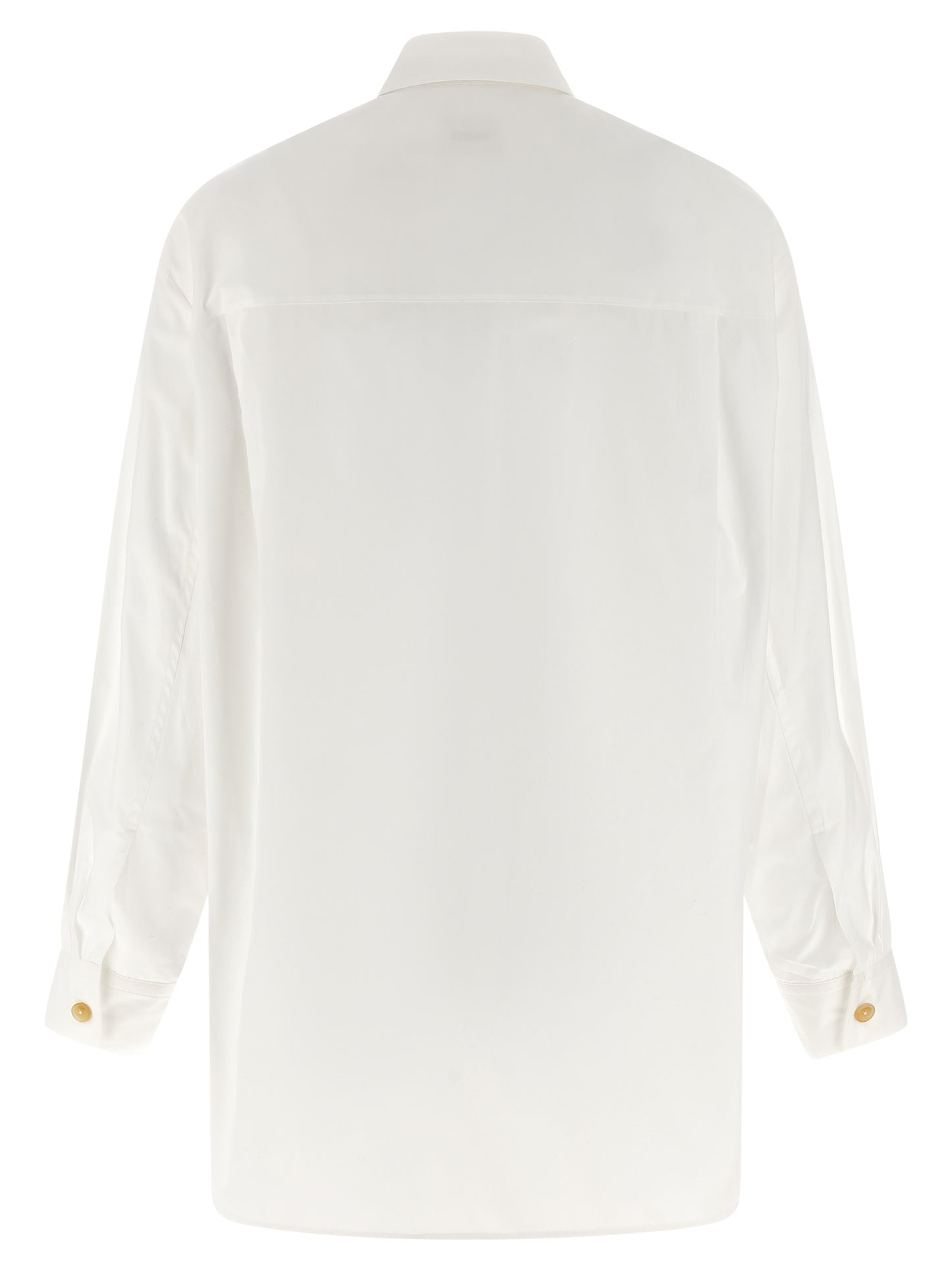 Khaite White Cotton Blouse