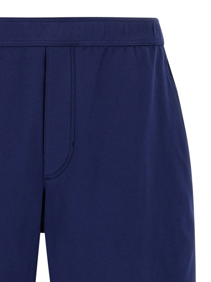 Brunello Cucinelli Blue Cotton Bermuda Shorts