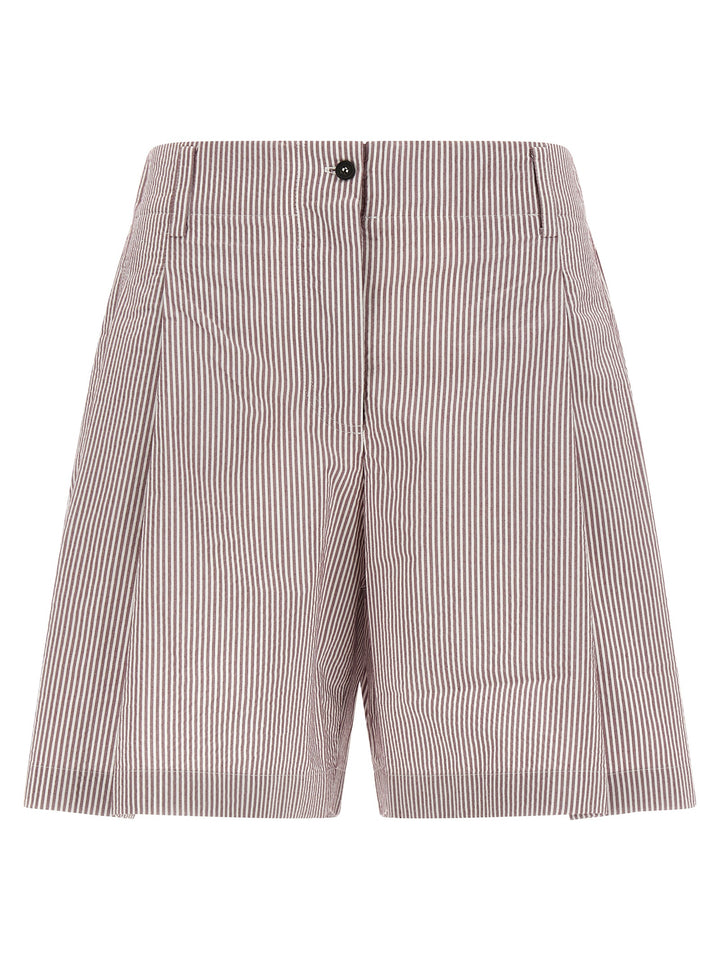Brunello Cucinelli Multicolor Cotton Bermuda Shorts