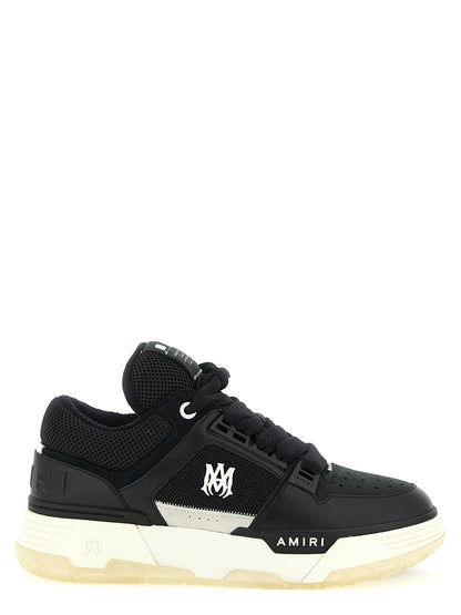 Amiri Black Calfskin Athletic Sneakers