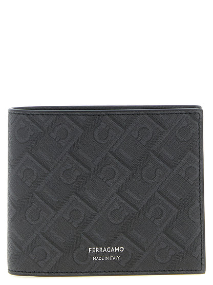 Ferragamo Black Polyethylene Wallet
