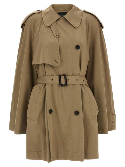 Balenciaga Beige Cotton Coat