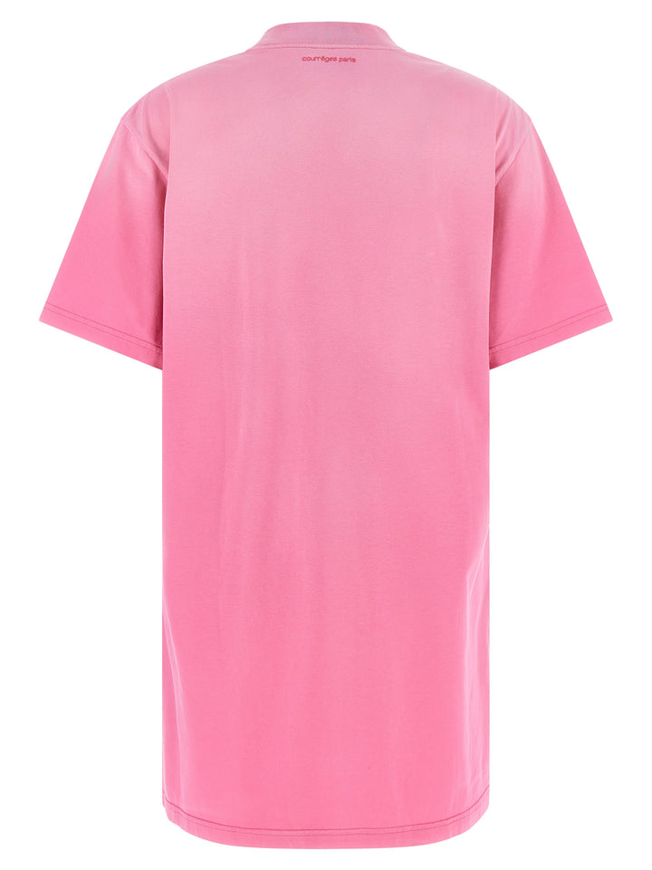 Courrèges Multicolor Cotton Short Dress
