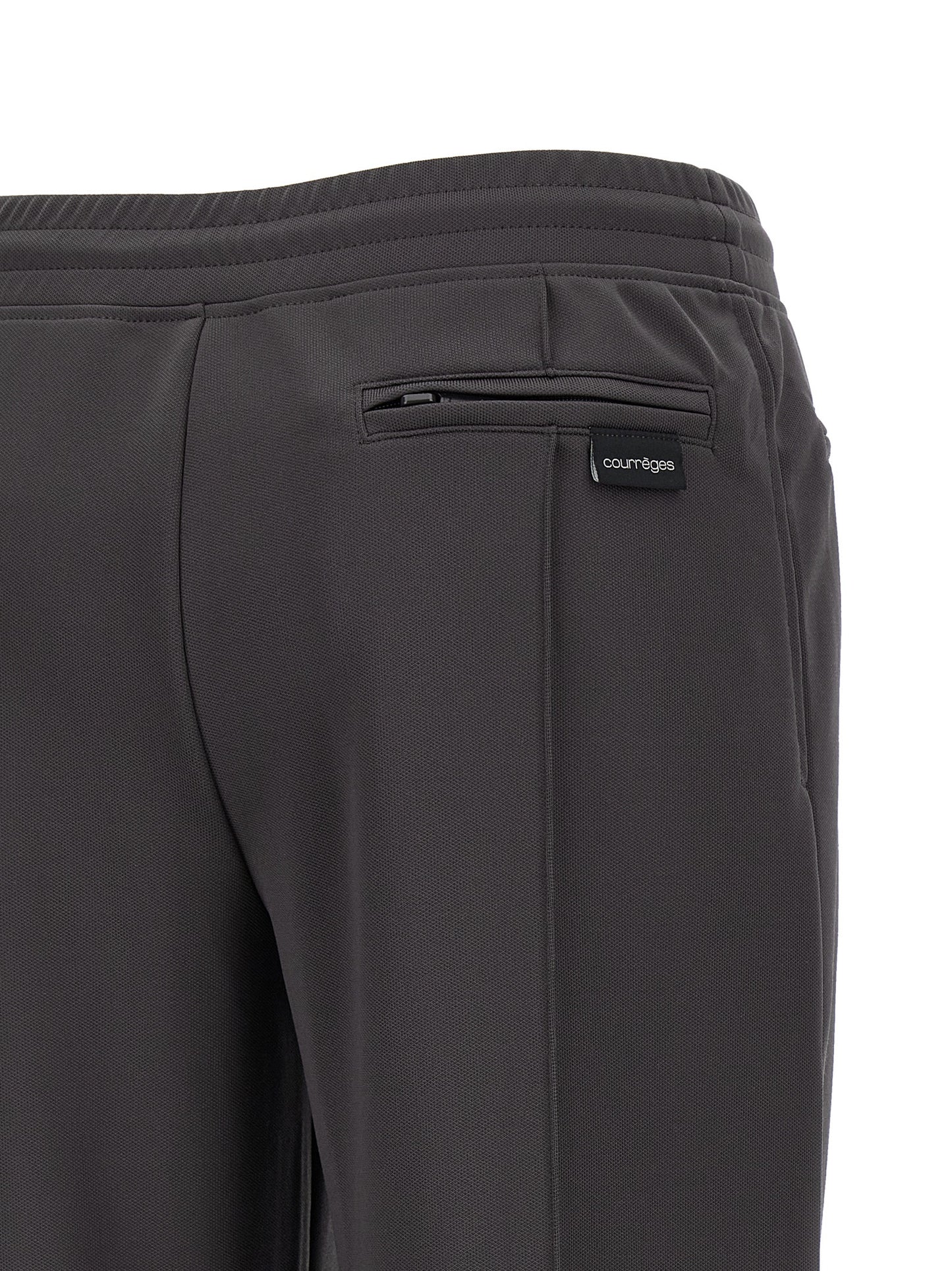 Courrèges Gray Polyester Joggers (Workout Pants)