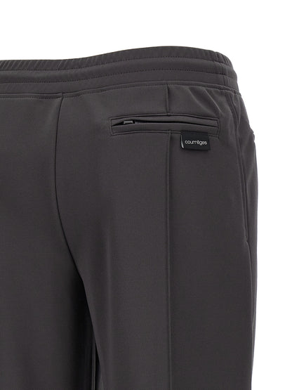 Courrèges Gray Polyester Joggers (Workout Pants)