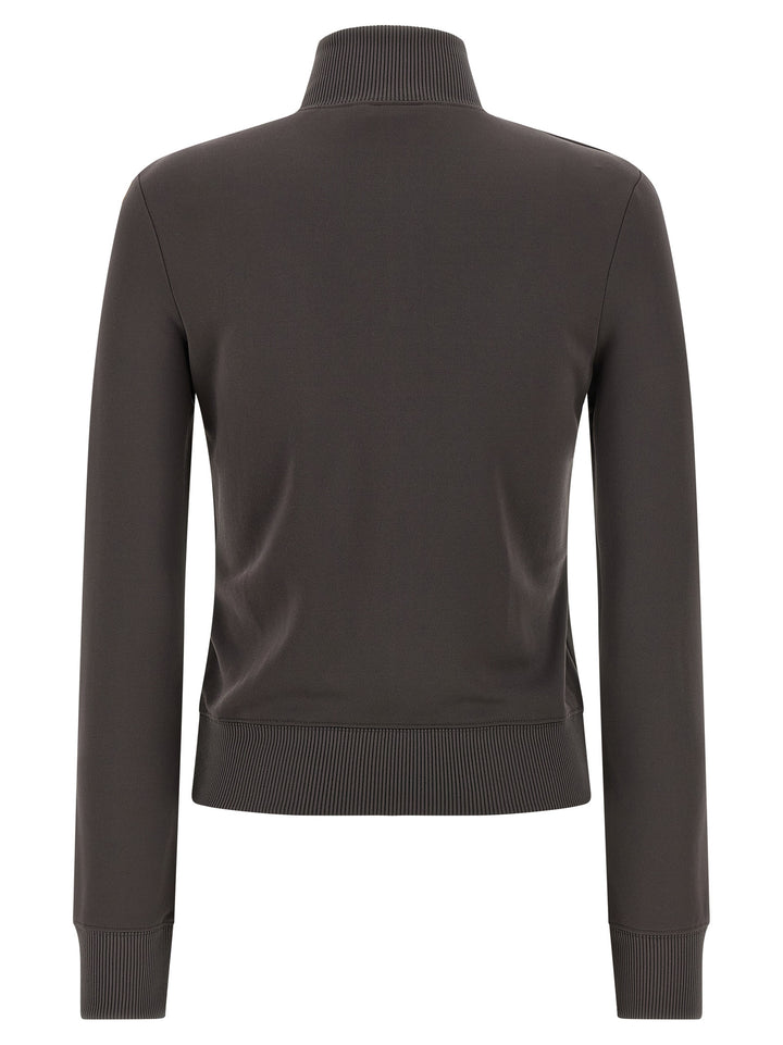 Courrèges Gray Polyester Sweatshirt