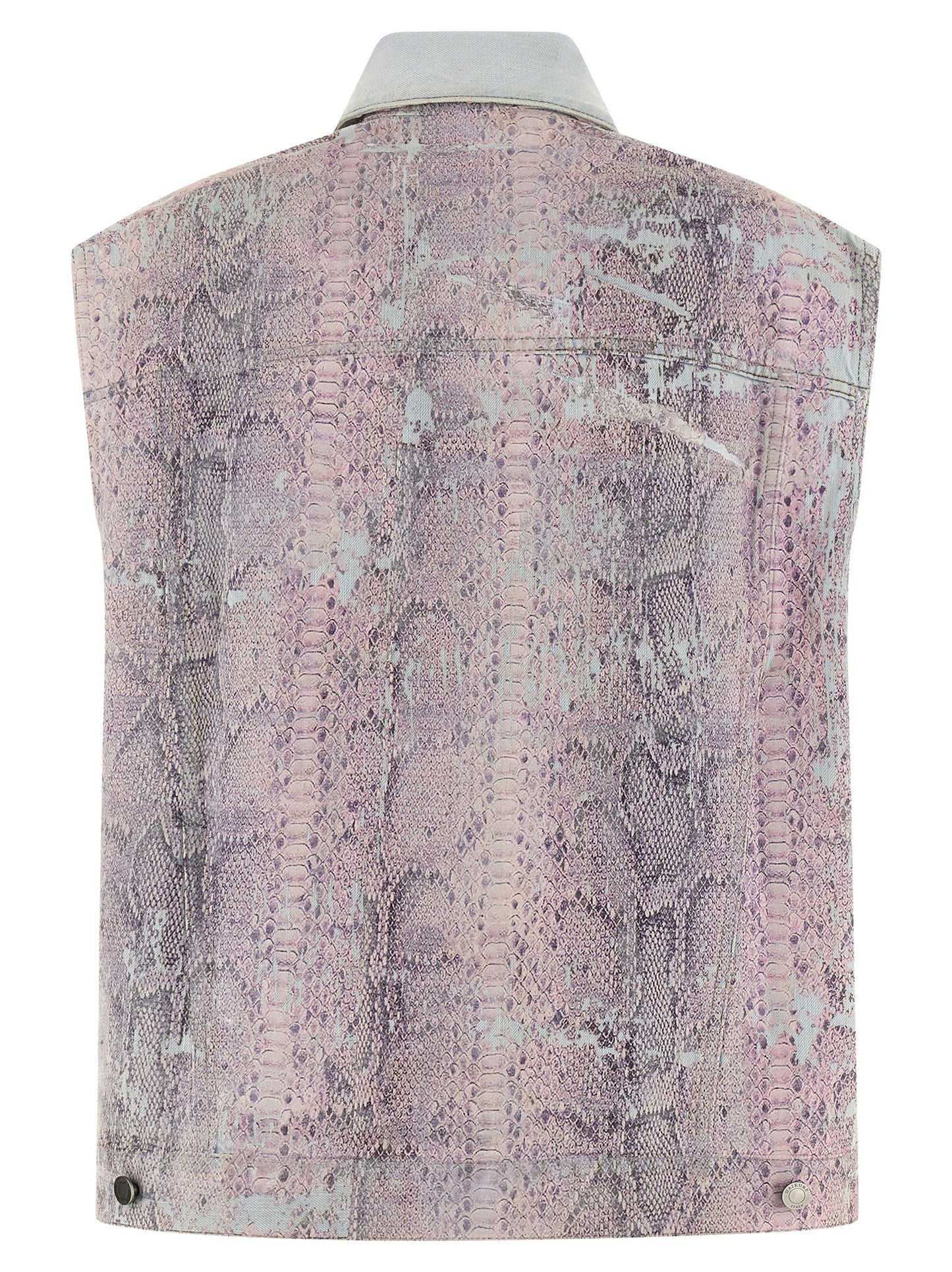 Haikure Multicolor Polyester Sleeveless Jacket