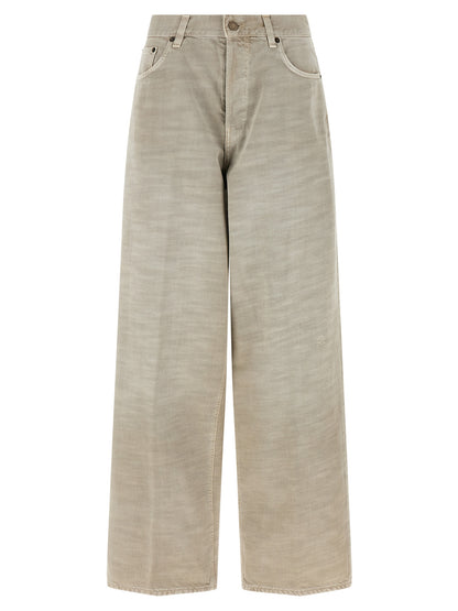 Haikure Gray Cotton Jeans Denim
