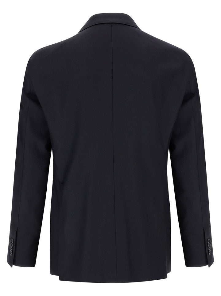 Tagliatore Blue Virgin Wool Two-Piece Suit