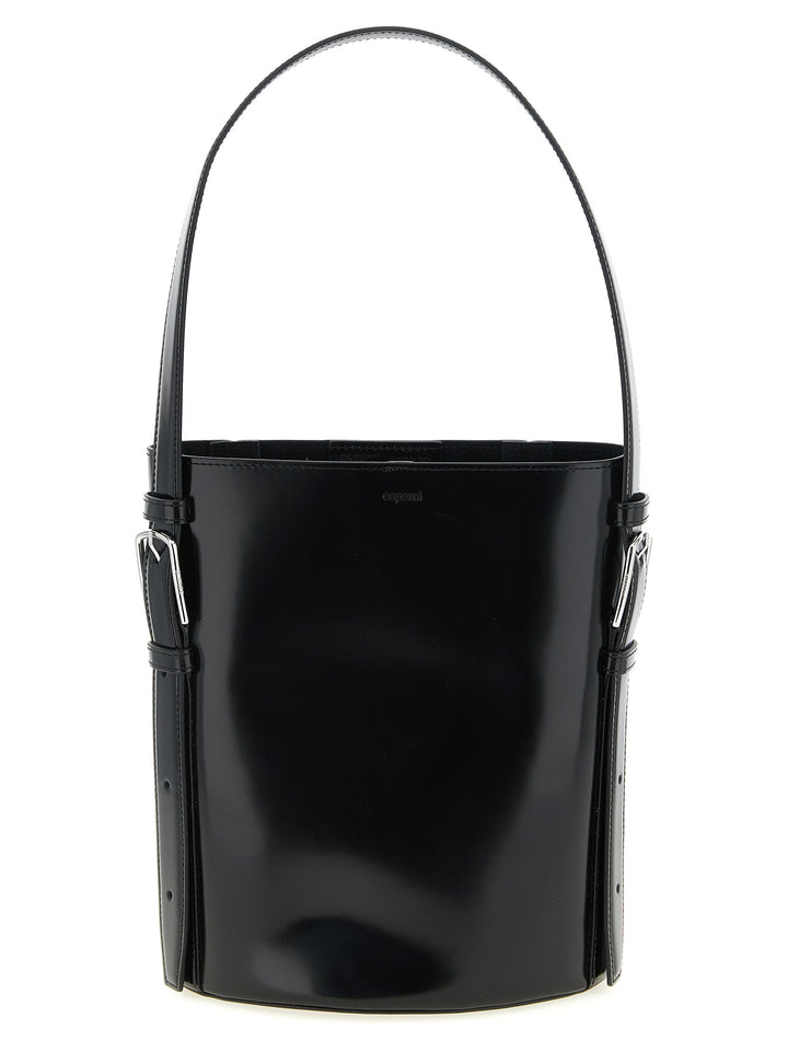 Coperni Black Cowhide Shoulder Bag