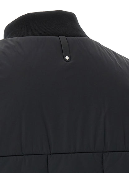 Mackage Black Nylon Sleeveless Jacket