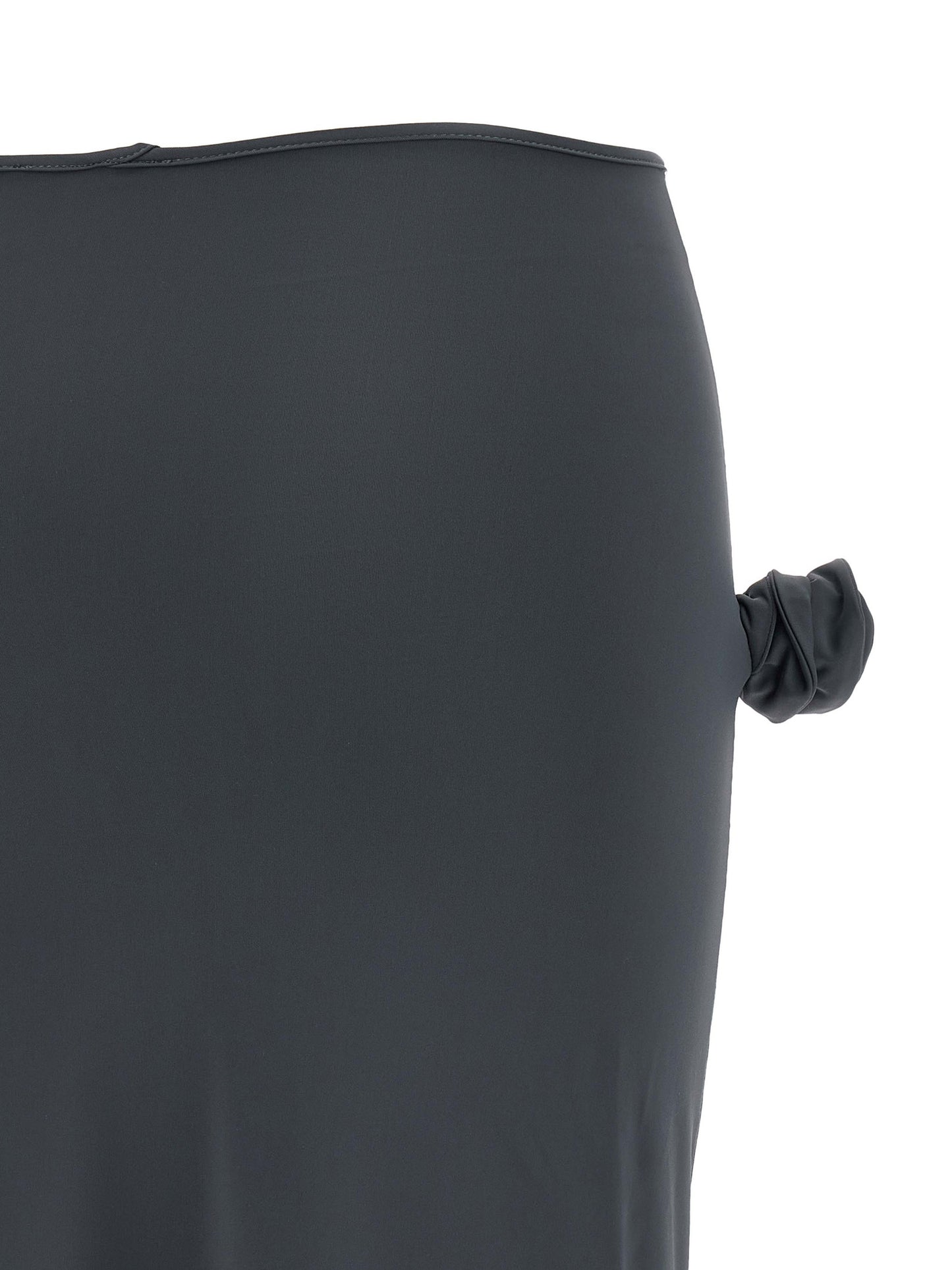 Coperni Gray Polyamide Midi Skirt