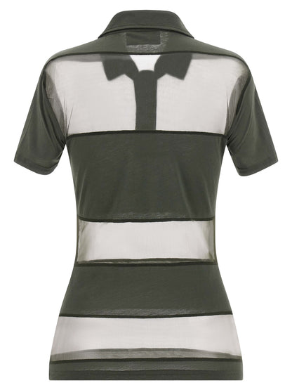 Coperni Bicolor Cotton Polo Shirt