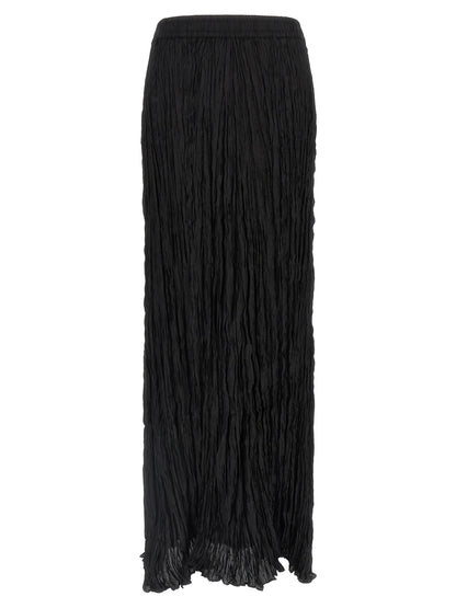 P.A.R.O.S.H. Black Silk Mini Skirt