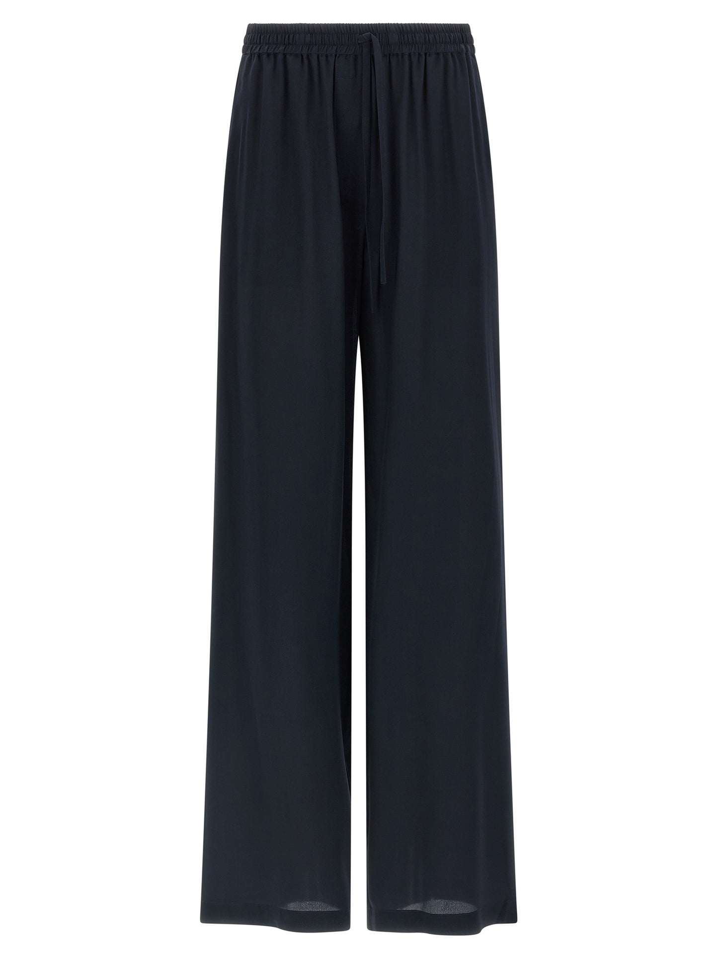 P.A.R.O.S.H. Blue Silk Casual Pants