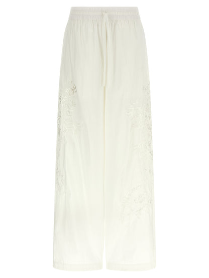 P.A.R.O.S.H. White Polyamide Casual Pants