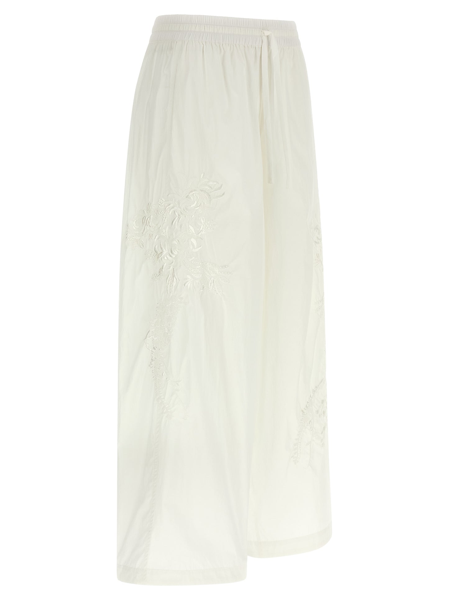 P.A.R.O.S.H. White Polyamide Casual Pants