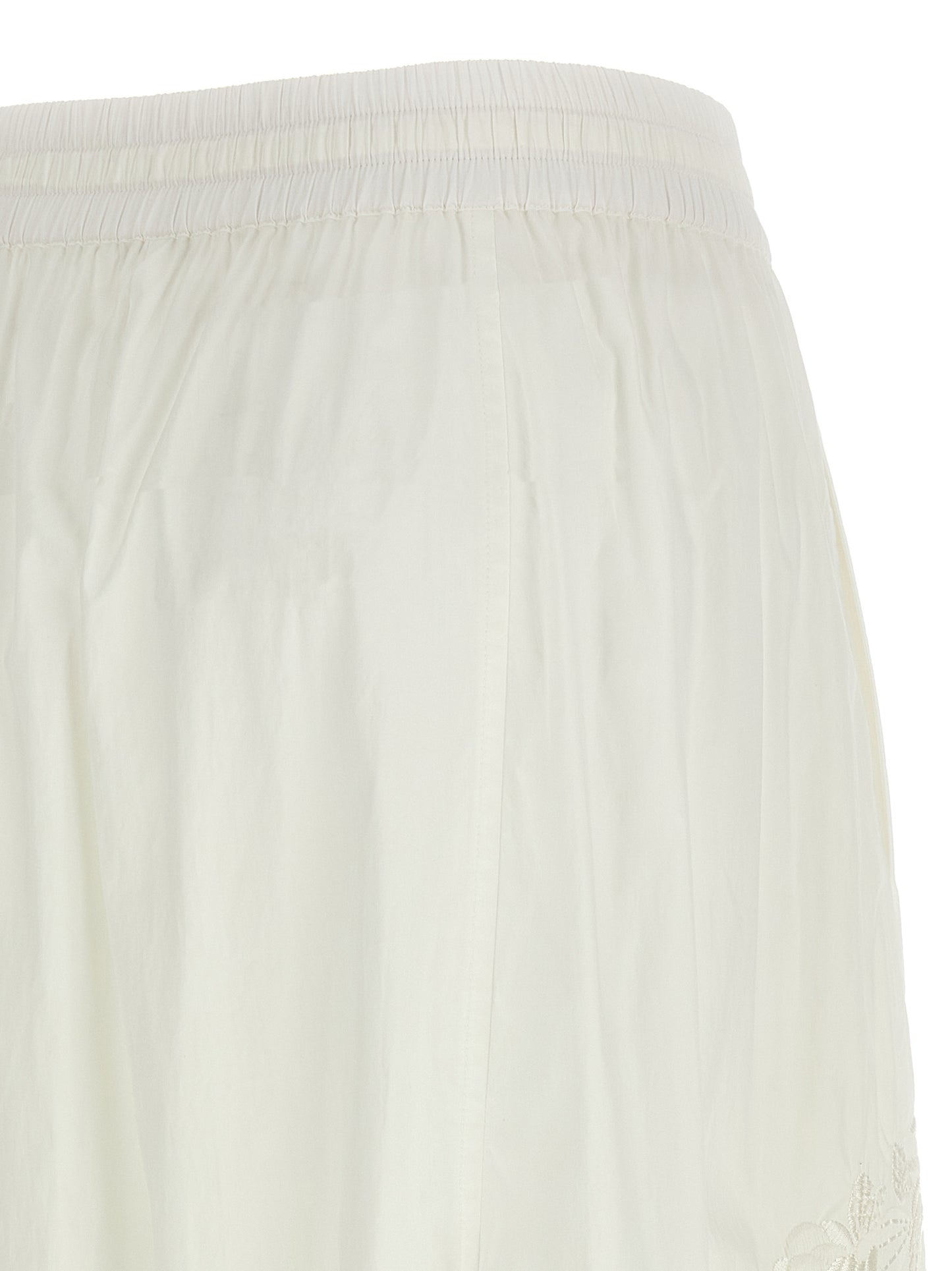 P.A.R.O.S.H. White Polyamide Casual Pants