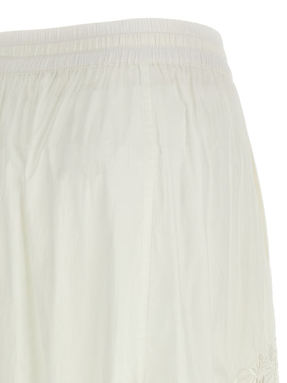 P.A.R.O.S.H. White Polyamide Casual Pants