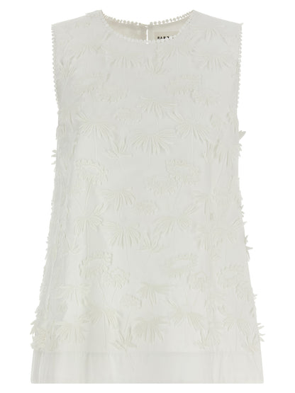 P.A.R.O.S.H. White Cotton Blouse