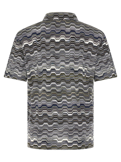 Missoni Bicolor Cotton Polo Shirt