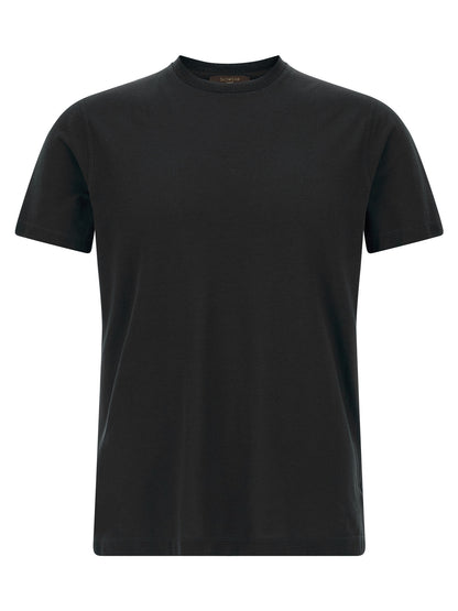 ZANONE Black Cotton T-Shirt